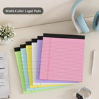 Nichela 12 Pack Colored Legal Pads 8.5" x 11" Note Pads Wide Ruled Lined Paper - Image 6