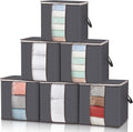 Lifewit 6 Packs 100L Clothes Storage Bag, Storage Bins by Lifewit