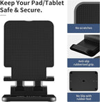 TriPro Tablet Stand -Portable Monitor Stand, 4.72" Wide, Adjustable & Foldable - Image 3