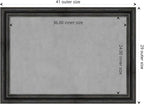 Amanti Art Black Framed Magnetic Board 29x41 Large Vision Board - Image 4