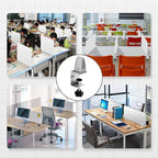 6-Pack Desk Shield Clamp for 2 to 20mm Thick Panel, Adjustable Desk Divider - Image 7
