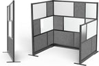 Stand Up Desk Store Workflow Wide Modular Wall | 53'' x 70'' Wall | Expandable - Image 9