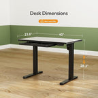 INNOVAR Glass Standing Desk - Image 3