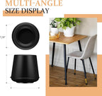 7/8" Round Rubber Chair Leg Tips Caps, Chair Leg Floor Protectors, Non-Slip - Image 2