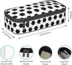 Soccer Texture Pencil Case Big Capacity Storage Pencil Pouch Stationery Bags - Image 6
