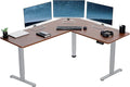 VIVO Electric Corner 63 x 55 inch L-Shaped Standing Desk, Memory Height by VIVO