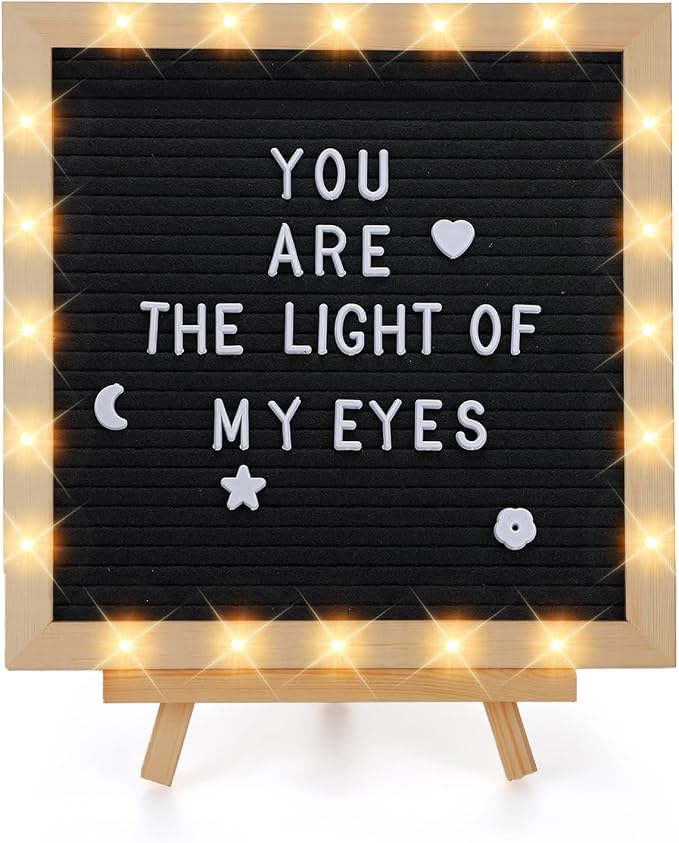 Changeable Felt Letter Board by ANPHSIN
