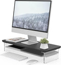 Fenge Acrylic Monitor Stand Riser, 23.6 Inches Monitor Stand by Fenge