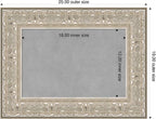 Amanti Art Silver Framed Magnetic Board 19x25 Small Vision Board - Image 2
