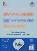 Printit Colors Multipurpose Paper, 20 lbs., 8.5" x 11", 500 Sheets/Ream – by Unknown