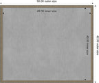 Amanti Art Silver Framed Magnetic Board 42x50 Oversize Vision Board - Image 4