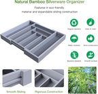 Pipishell Bamboo Expandable Drawer Organizer - Image 6
