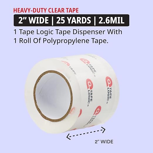Tape Logic Heavy Duty 2in x 25yd Clear Packaging Tape - Image 2