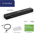 Epson WorkForce ES-50 Portable Sheet-Fed Document Scanner - Image 7