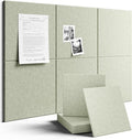 Fluxynara Large Felt Bulletin Board 36" x 24" Cork Board Alternative-6 Pack by FLUXYNARA