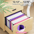 ANSOOK Plastic Hanging File Folders Letter Size, 3 Inch Reinforce Expanding - Image 3