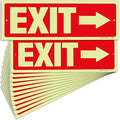 iSYFIX Exit Signs with Directional Right Arrow by iSYFIXPREMIUMSIGNS