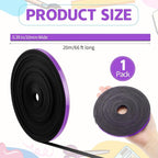 AmazingSpark Magnetic Tape Roll Thin Strips, 0.39 Inch x 66 Feet Magnetic Board - Image 2