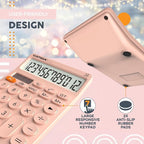 CATIGA 12 Digit Desktop Calculator Basic Desk Calculator - Image 6