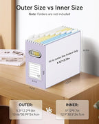 Oterri Cardboard File Organizer Box - Image 2