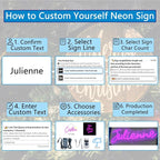 Custom Neon Name Sign Personalized - Image 4