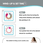 Visual Timer 7.5 inch; 60 Minute 1 Hour Countdown Timer - Image 3