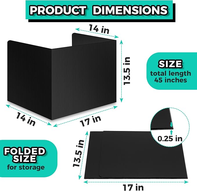 22-Pack Desk Dividers for Students - Image 4