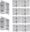SINKAA Aluminum Corridor Sign Holder, 10 Pack Direct Sign Mount Bracket by SINKAA