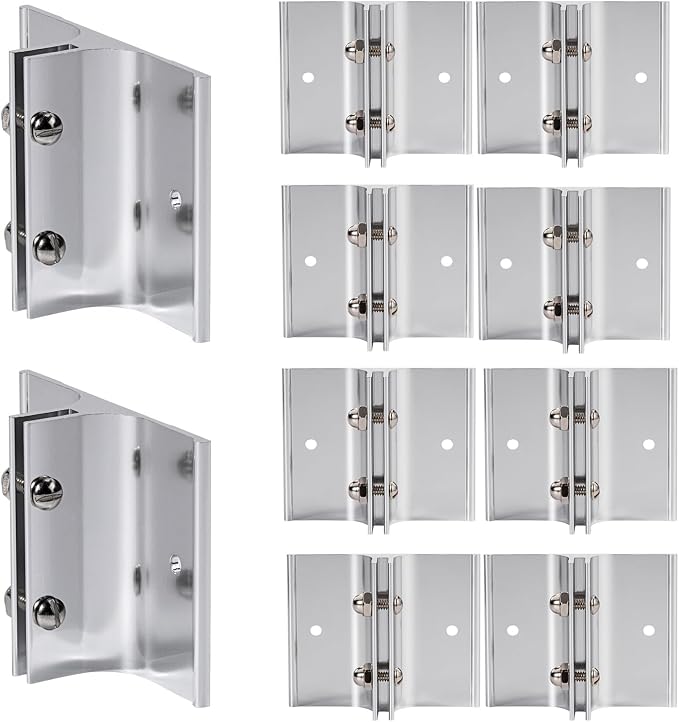 SINKAA Aluminum Corridor Sign Holder, 10 Pack Direct Sign Mount Bracket by SINKAA