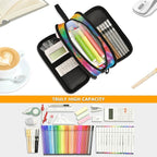 BOENLE Tie Dye Rainbow Pencil Case Box Boys Girls Large Pencil Pouch - Image 5