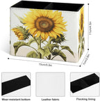 Famame Large Sunflower with Leaves Pencil Holder - Image 3