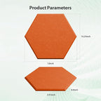 Amantech 12 Pack Acoustic Panels Self Adhesive Sound Proof Foam, High Density - Image 6