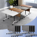 Conference Table Flip Top Mobile Conference Room Tables, Folding Conference by WYMHYZ