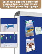 Mifuro 26"x20" Enclosed Bulletin Board, Lockable Weather-Resistant Aluminum - Image 6