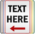 My Sign Center Custom Arrow Sign, Custom Directional Sign, Left Arrow Sign by MySignCenter