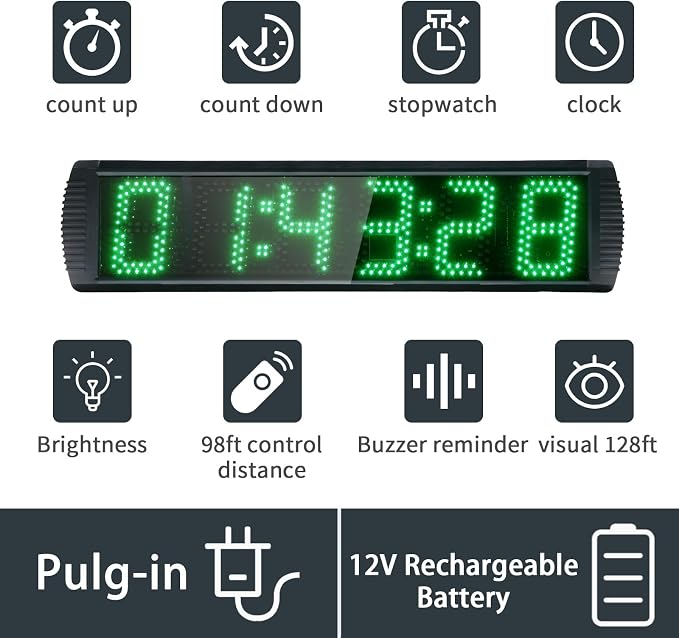 Large LED Display Digital Race Timer - Image 3
