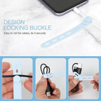Donruby 24Pcs Silicone Cable Ties - Image 5