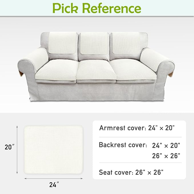 Couch Arm Covers, Sofa Arm Covers, Waterproof Armrest Cover - Image 6