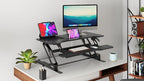Mount-It! 38" Standing Desk Converter, Desktop Sit-Stand Desk Riser - Image 9