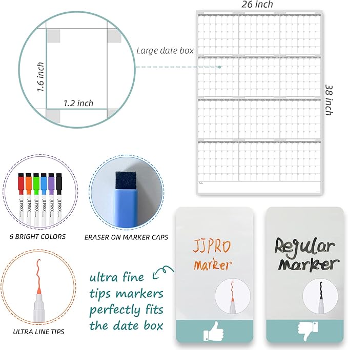 Dry Erase Wall Calendar - Image 3