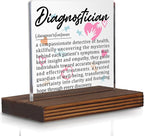 Diagnostician Gifts, Appreciation Desk Decor by Pariveca