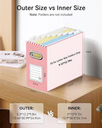 Oterri Cardboard File Organizer Box - Image 2