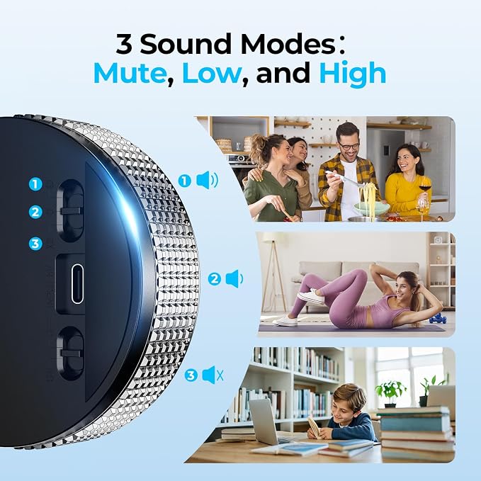 USB Rechargeable Magnetic Kitchen Timer - Image 4