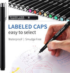 YISAN 18-Pack Colored Drawing Pens - Image 3