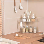 Trdongxu 2-Tier Corner Bathroom Organizer Countertop - Image 4