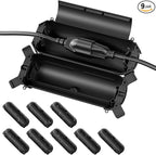 Flemoon Outdoor Extension Cord Safety Cover, IPX4 Waterproof Connection by FLEMOON