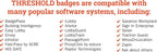 Threshold 4-Inch Tab Expiring Visitor Badges on a Roll | 4 Rolls Compatible - Image 6