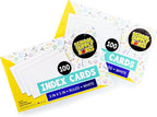 School Supply Boxes | 3x5 White Index Cards | 100 Pack | Lined in Front - Image 2