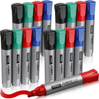 Fuutreo 16 Pcs Jumbo Size Permanent Markers Bulk Large Chisel Tip Permanent by Fuutreo