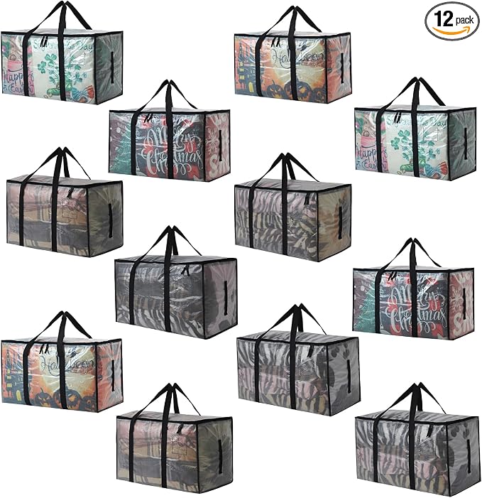 PWRSC Heavy Duty 93L Stackable Storage Bins by Unknown